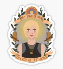 Kara Thrace Sticker