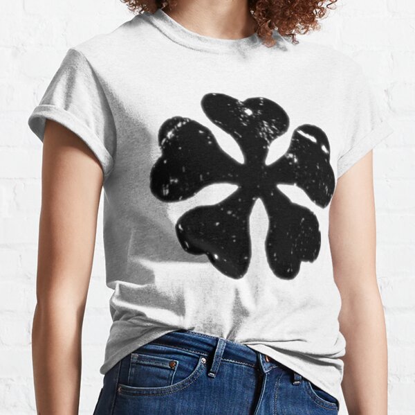 Logo de trébol negro Camiseta clásica