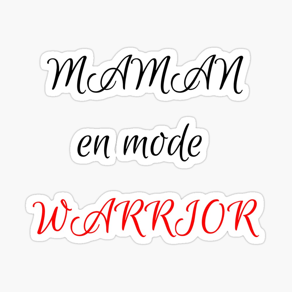 Cahier A Spirale Citation Humoristique Maman En Mode Warrior Par Boustani Redbubble