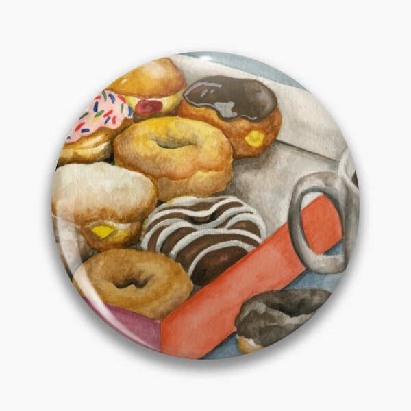 Item preview, Donuts & Hot Chocolate designed and sold by Persis Johnson.