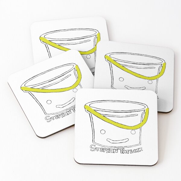 Item preview, WILTY Stephen Tatlock Bucket Friend Outline designed and sold by elle-ustrations.
