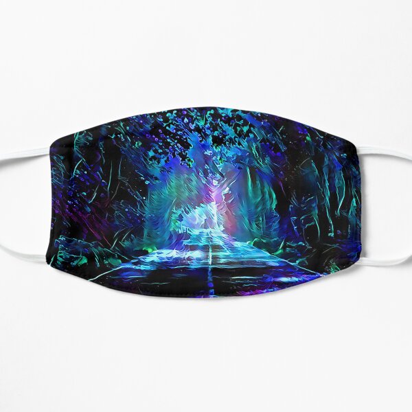 Blacklight Night on Aurora Road Mask