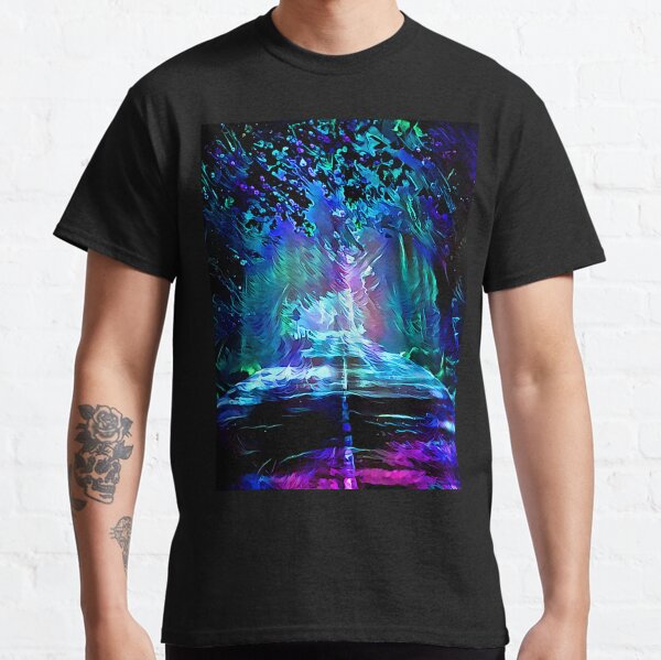 Blacklight Night on Aurora Road Classic T-Shirt