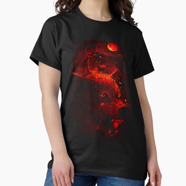 Vista previa del artículo con la obra «sueño rojo», diseñado y vendido por nicebleed.
