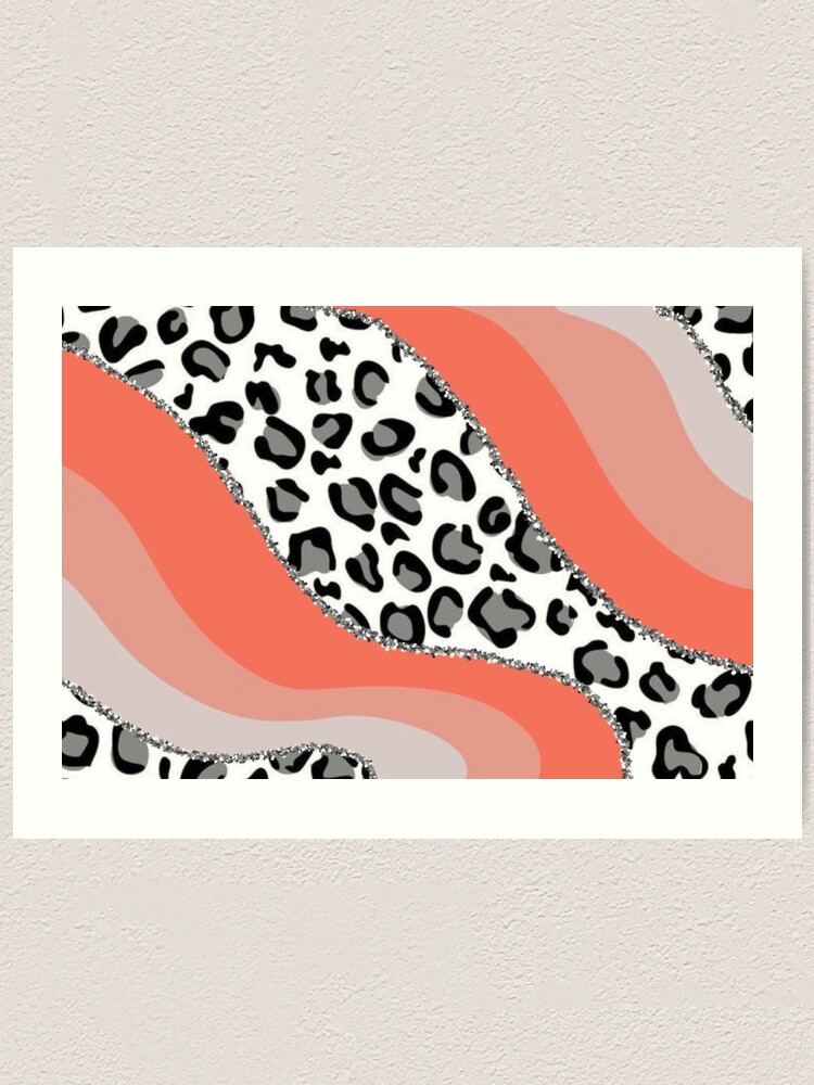VSCO Cheetah Sparkle Pattern Art Print for Sale by abbyconnellyy   Redbubble