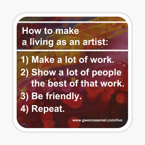 Item preview, How To Make a Living as an Artist designed and sold by Gwenn Seemel.