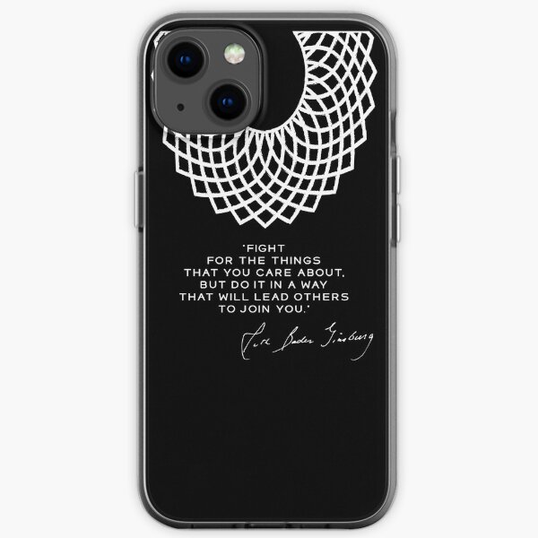 Dissent collar, rbg poster, RUTH BADER GINSBURG, lawyer gift iPhone Soft Case
