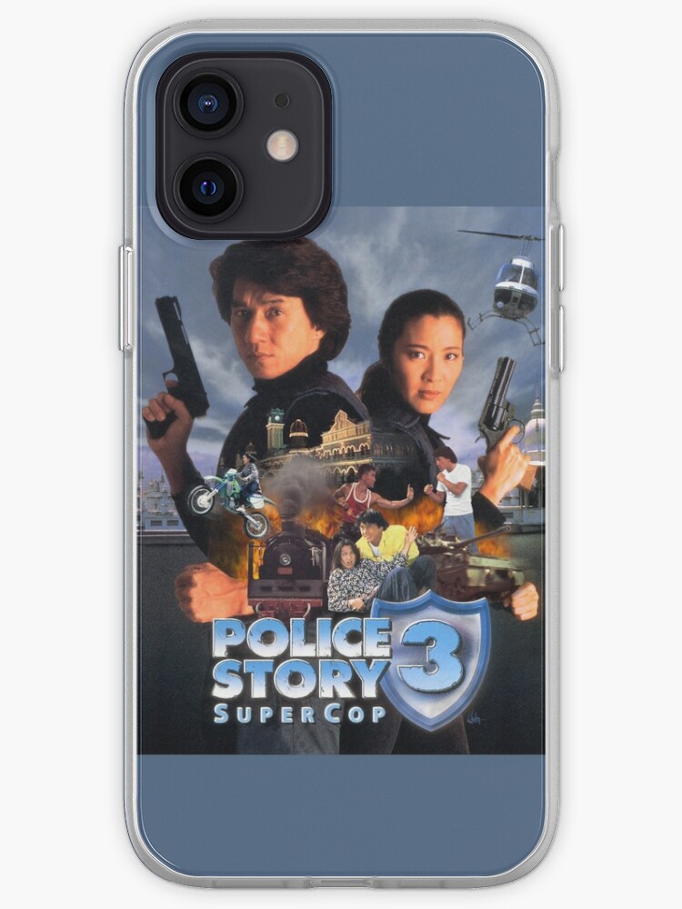 Jackie Chan Polizei Geschichte Iii Super Cop Blue Shield Iphone Hulle Cover Von Hkcinema Redbubble