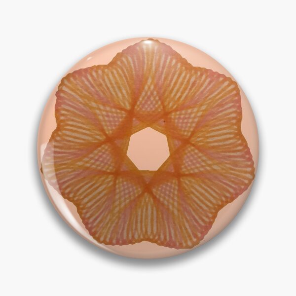 Item preview, Spirograph Pink and Orange Blossom Pattern designed and sold by TravellingAlle.