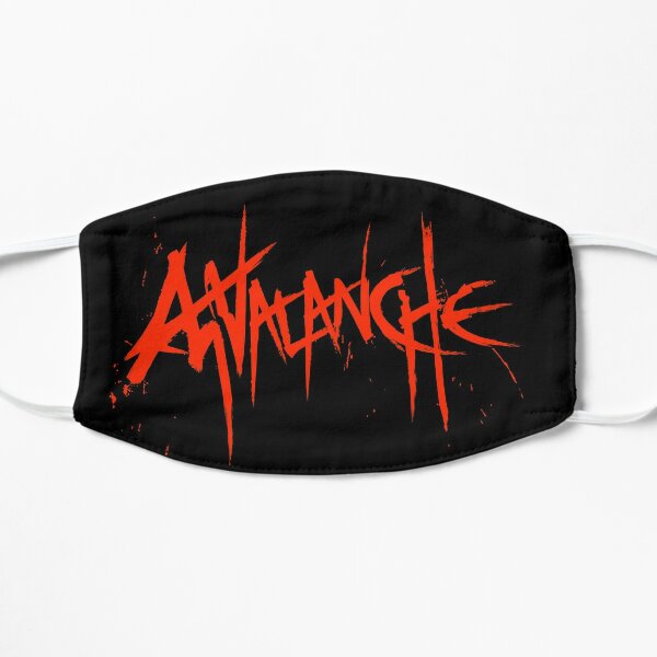Avalanche (Red Text) Flat Mask