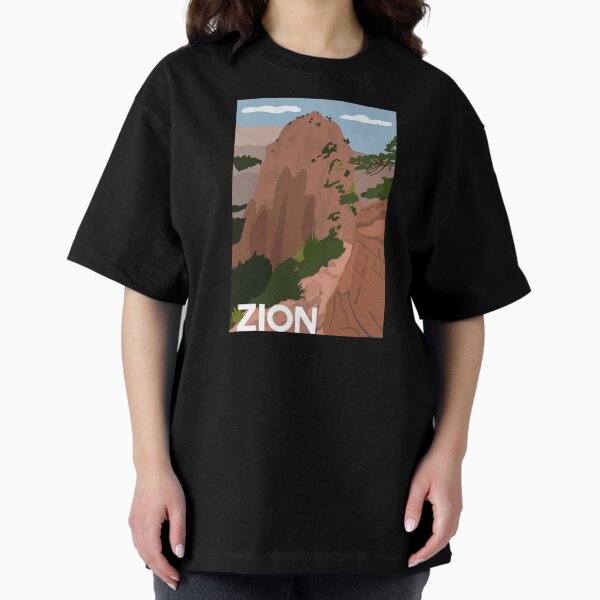 Vista previa del artículo con la obra «Zion Angels Landing (Serie Parque Nacional)», diseñado y vendido por Emily Zigo.