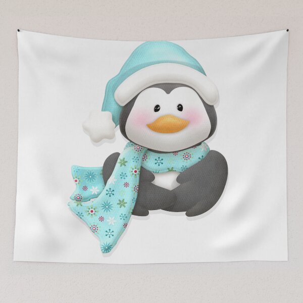 Item preview, Cute penguin face designed and sold by -Your-Design-.