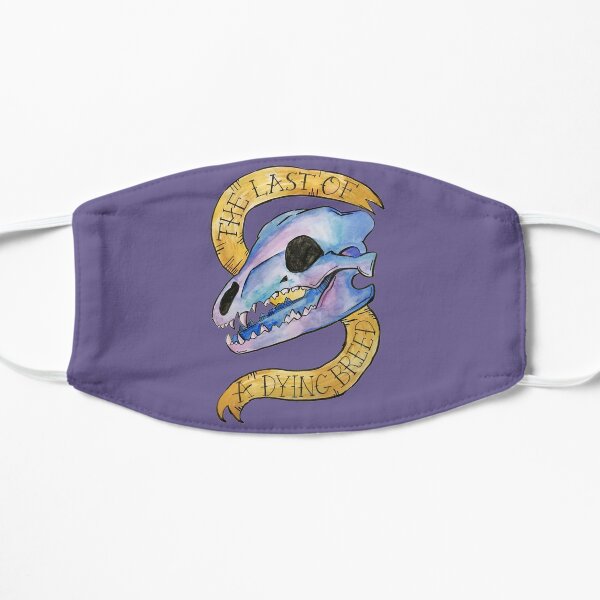 "Last of a Dying Breed" Fall Out Boy Last of the Real Ones Watercolor Skull Flat Mask