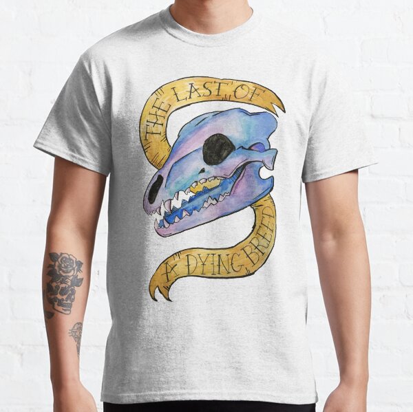 "Last of a Dying Breed" Fall Out Boy Last of the Real Ones Watercolor Skull Classic T-Shirt