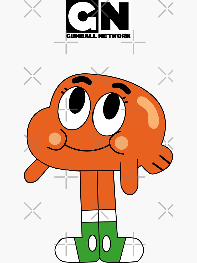 Gumball and Darwin, What the what Sticker for Sale by karamram