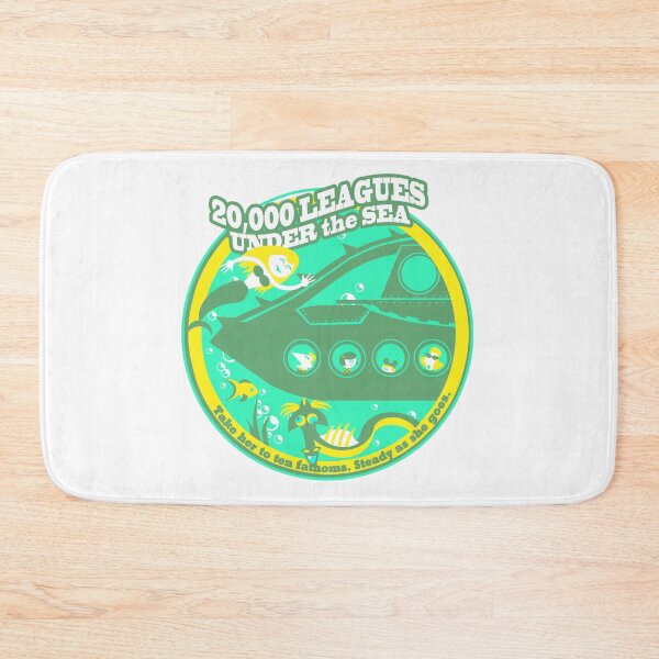 Item preview, 20,000 Leagues Under the Sea (bright yellow, green) designed and sold by clockworkmonkey.