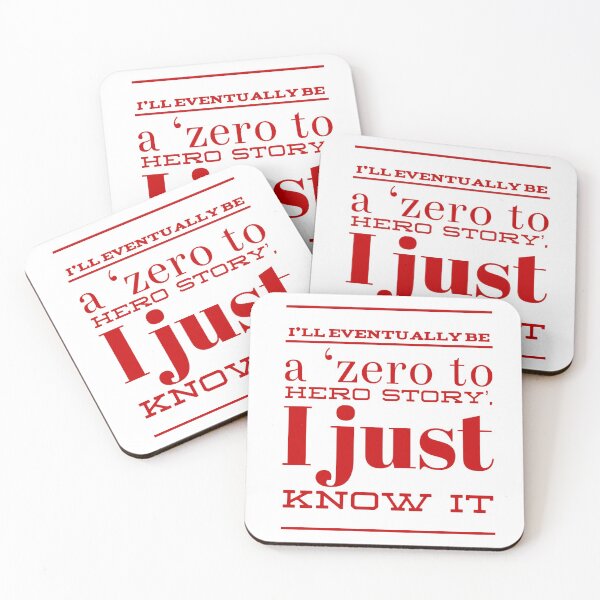 Item preview, I'll Eventually Be A 'Zero To Hero Story', I Just Know It designed and sold by OfferHeat.