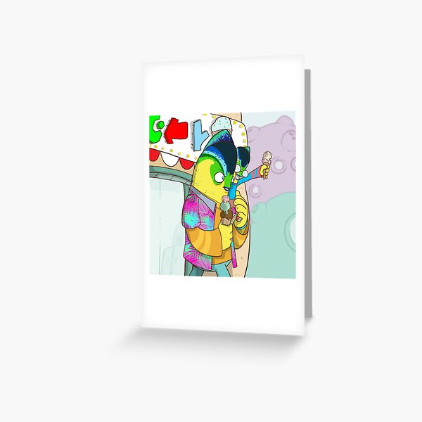 MerMay | 04 Dolphin Fish Greeting Card