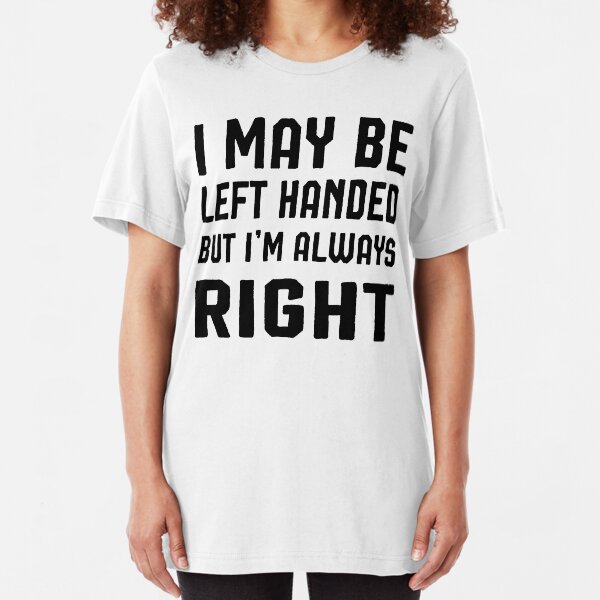 Left Handed American Long Sleeve T-Shirt