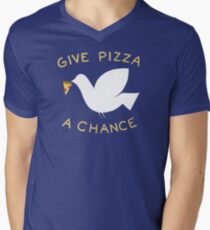 War & Pizza Men's V-Neck T-Shirt