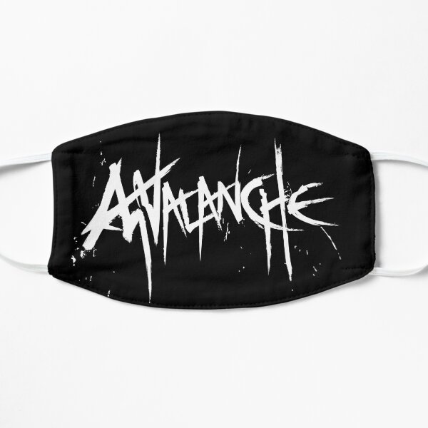 Avalanche (White Text) Flat Mask