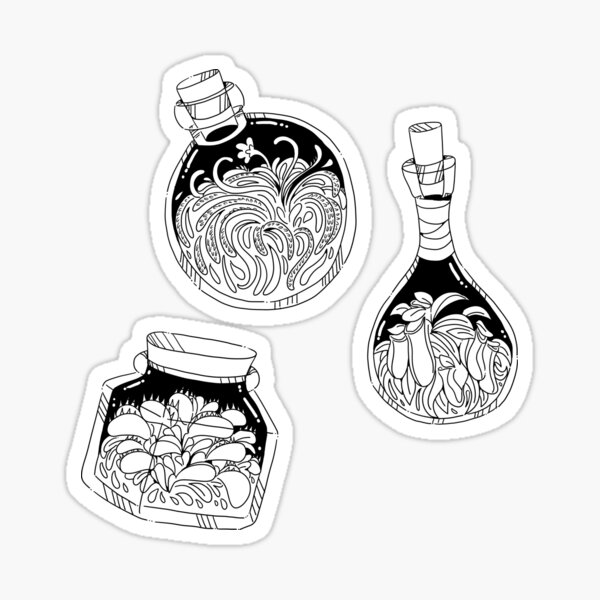 Item preview, Carnivorous Flora Potion Trio designed and sold by Skystreak279.