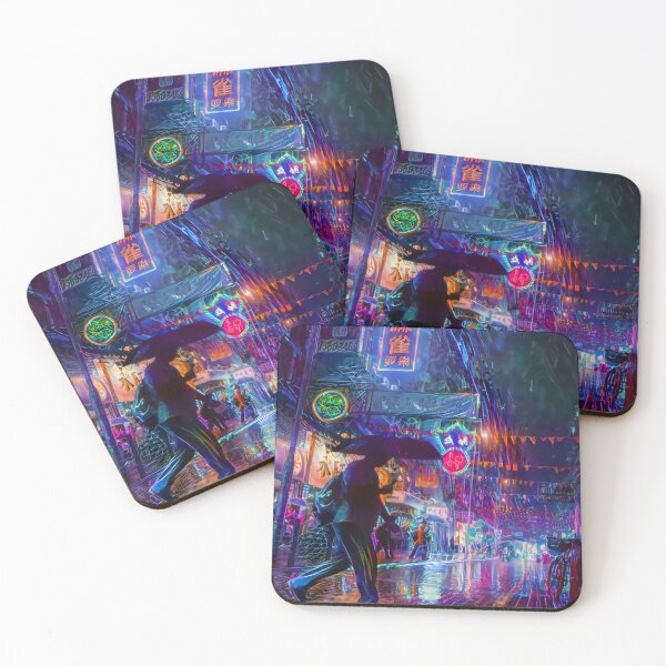 Item preview, Rainy Nights in Cyber City designed and sold by Alyxandre.