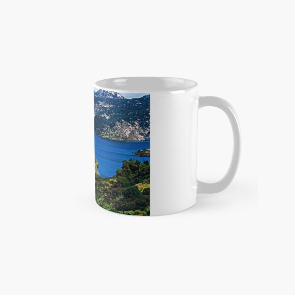 Blue and Green Spring Day Classic Mug