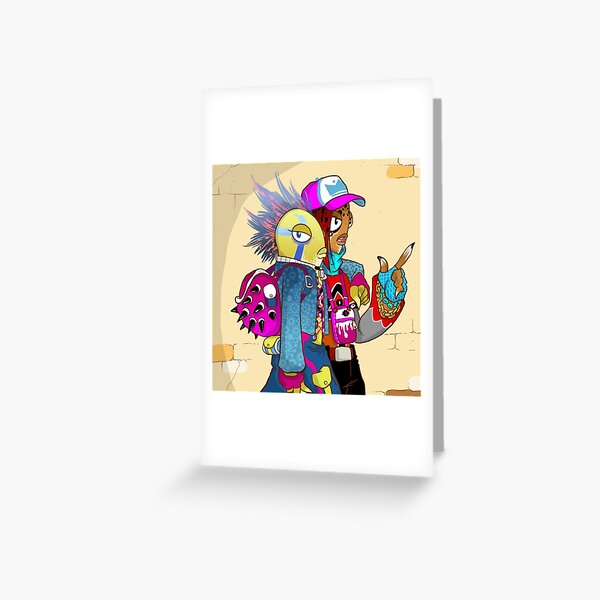 MerMay | 07 Agassizii Dwarf Cichlid Greeting Card