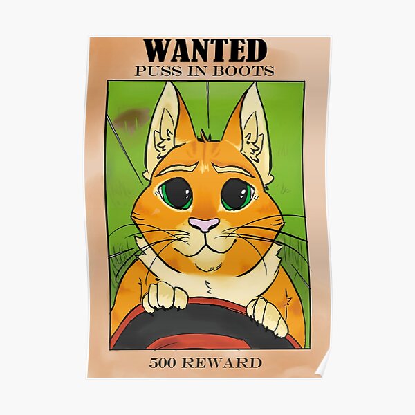 Shrek 2 Posters Redbubble - puss in boots roblox