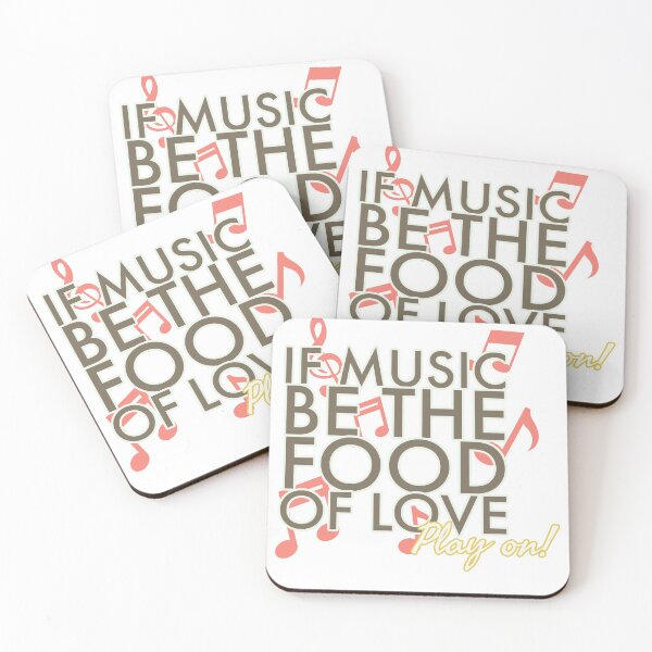 Item preview,  If music be the food of love... Twelfth Night  designed and sold by Flutter & Chirp Artistry.