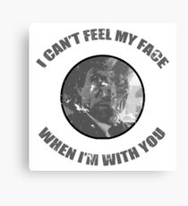 Two-Face Weeknd Parody Canvas Print