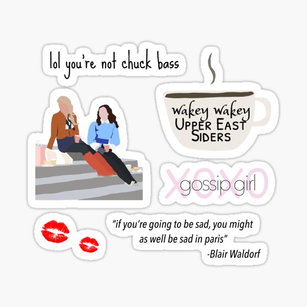 Gossip Girl Sticker Pack Blair Waldorf Sticker
