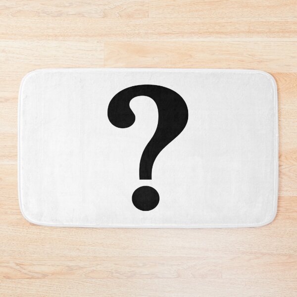 Item preview, Question Mark (black) designed and sold by avidfan2000.