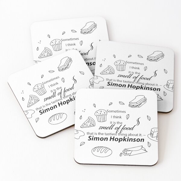 Item preview, The Smell of Food - Simon Hopkinson Pullover Hoodie designed and sold by petrepan.