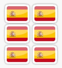 Flags of the World - Spain x6 Sticker