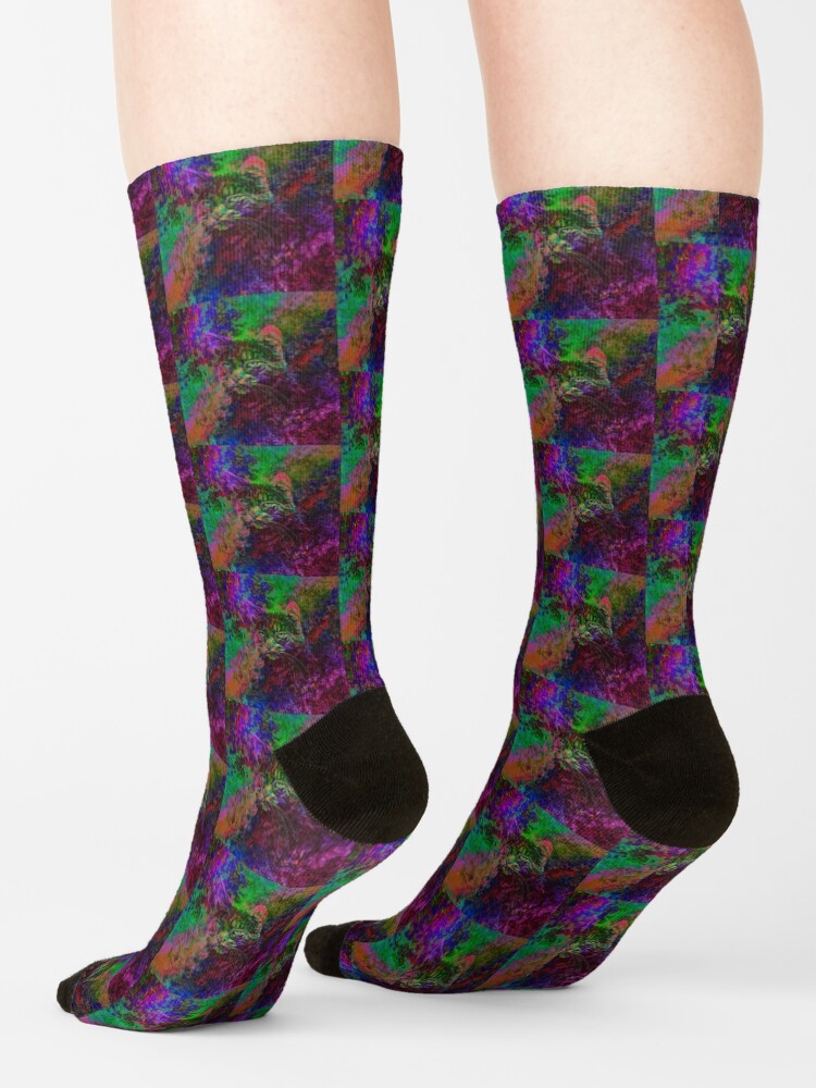Alternate view of Abstraction Socks