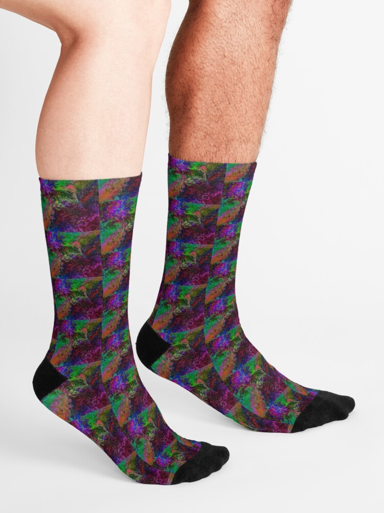 Alternate view of Abstraction Socks