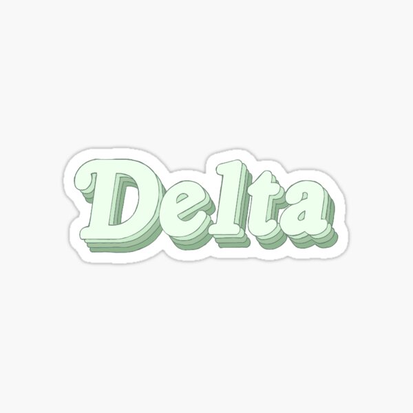 Delta Sticker Sticker