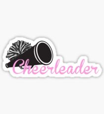 Cheerleader with Megaphone Sticker