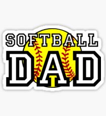 Softball Dad Sticker