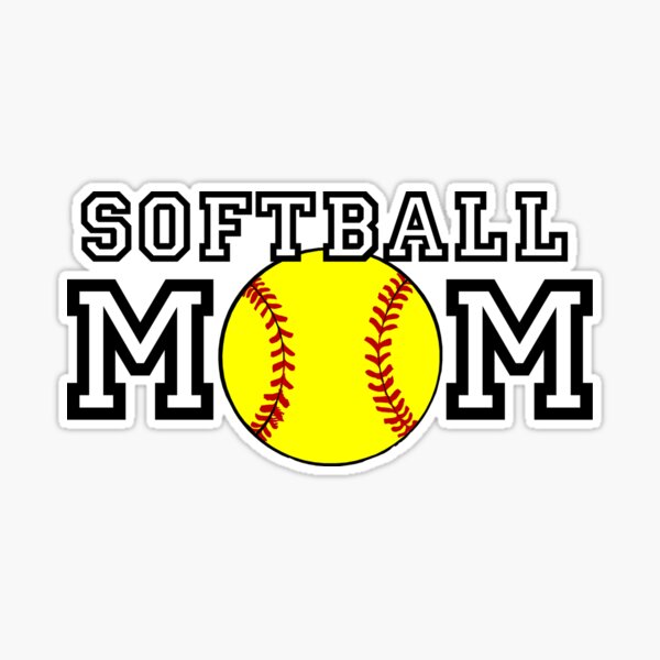 Softball Baseball Mom - All Star Mom Squad - Baseball Softball Mom -  Sticker