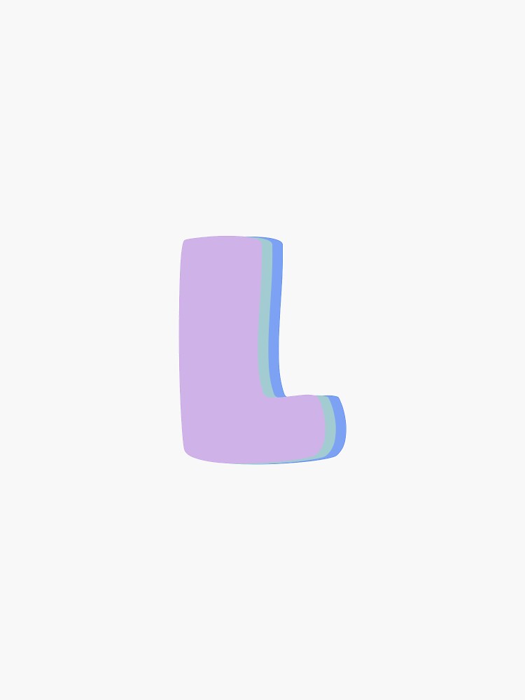 Monogram L Little Lilac Hearts' Sticker by floralmonogram in 2020, cute  letter l HD phone wallpaper | Pxfuel