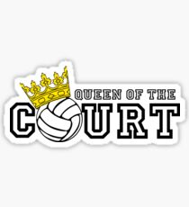 Queen of the Court Sticker