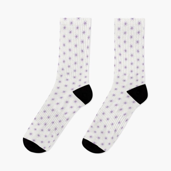 Item preview, Midcentury stars - lilac designed and sold by LittleBettyMakes.