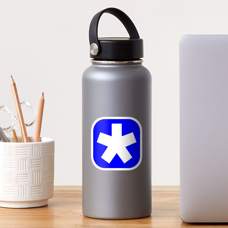 Choose the color of your clan (plain blue) Sticker