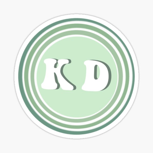 KD sticker Sticker