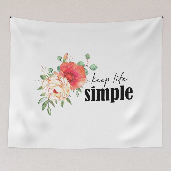 Item preview, Keep life simple designed and sold by latiendadearyam.