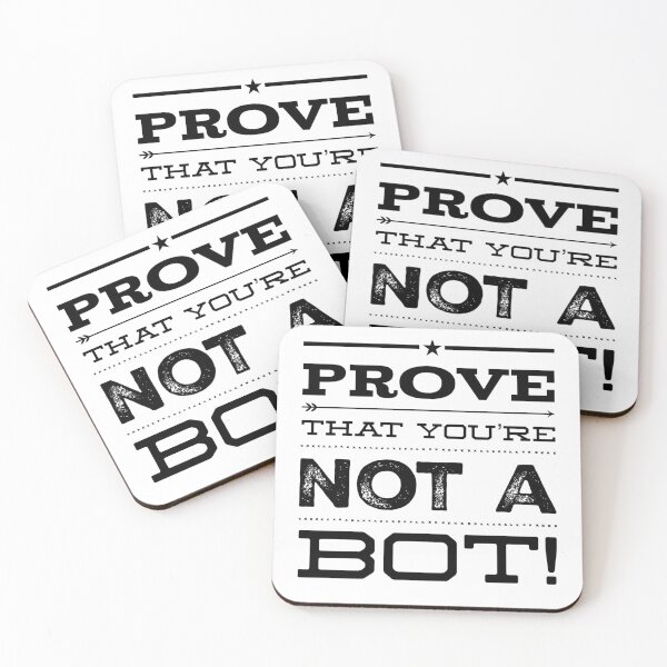 Item preview, Prove That You're Not A Bot! designed and sold by OfferHeat.