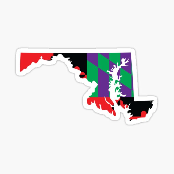 Item preview, Maryland Flag [Purple] | State Line | SteezeFactory.com designed and sold by FreshThreadShop.